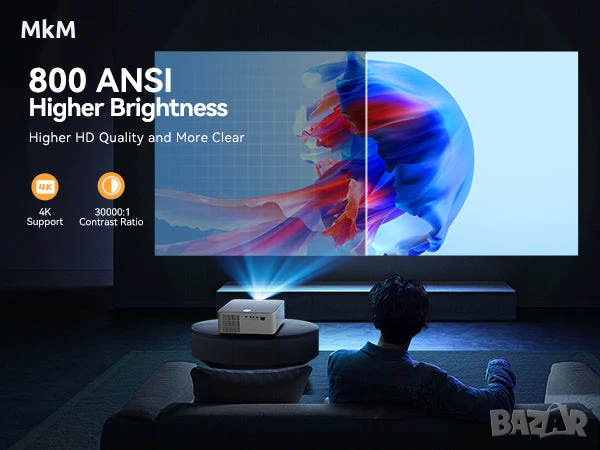 Висок клас прожектор за домашно кино  HYTOBP Y6, снимка 10 - Плейъри, домашно кино, прожектори - 51300125