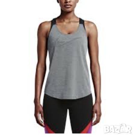 Nike dry fit- S-Спортен топ с перфорирано лого, снимка 2 - Спортни екипи - 42153932