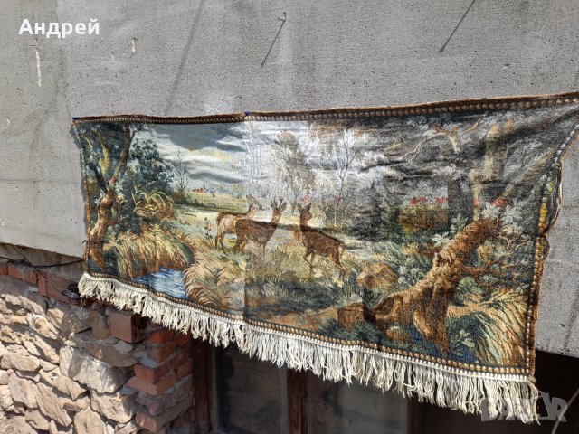 Старинен ковьор,покривка за стена #219, снимка 7 - Антикварни и старинни предмети - 41541436