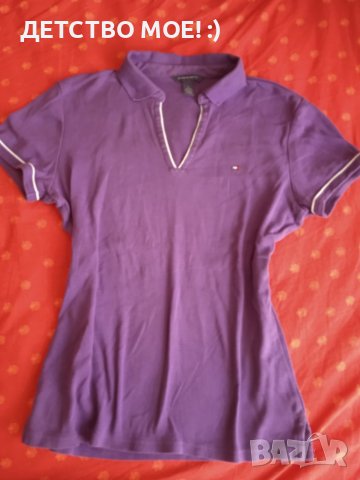 Tommy Hilfiger оригинална дамска лилава тениска