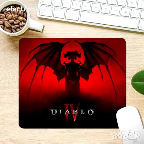 Три модела Diablo pad Диабло IV 4 пад подложка за мишка PC компютър лаптоп 25x30 см, снимка 3 - Джойстици и геймпадове - 47855854