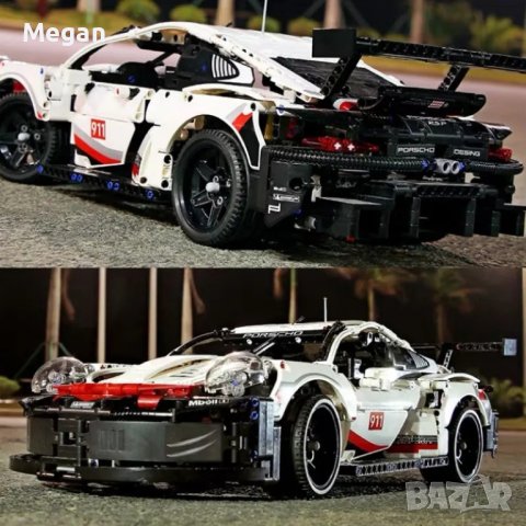 Страхотен конструктор Porsche 911 SRS Super Racing, снимка 3 - Конструктори - 42079835