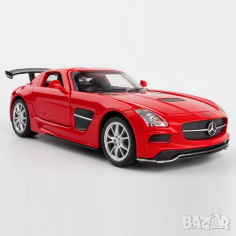 Метални колички: Mercedes-Benz SLS AMG (Мерцедес-Бенз), снимка 5 - Колекции - 41585785