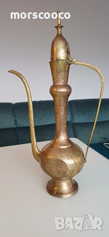 Персийска бронзова кана за ракия,ибрик - Aftaba 