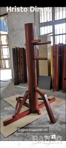 дървен манекен за тренировки по винг чун