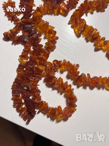 Стари гердани кехлибар-големи , снимка 2 - Колиета, медальони, синджири - 52674600