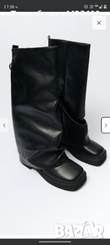 Дамски кожени боти, снимка 2 - Дамски боти - 51723525