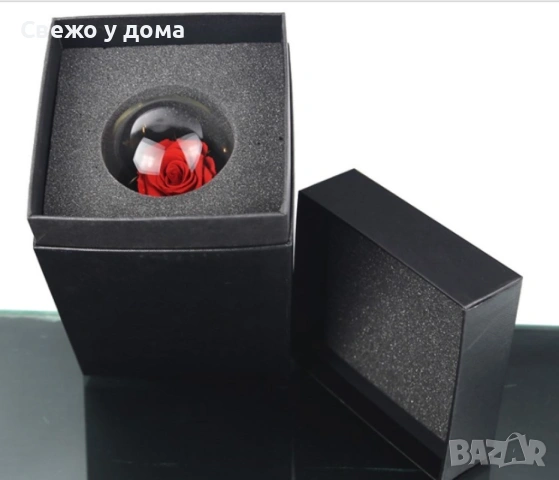 ПОДАРЪК за 8-ми март Вълшебна неувяхваща роза в стъкленица с LED светлина., снимка 8 - Други стоки за дома - 53617737