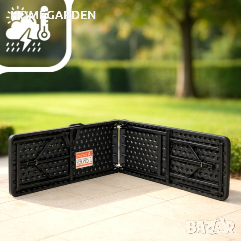 Сгъваема пейка за кетъринг 180 см - здрава и лесна за пренасяне - идеална за големи събития , снимка 4 - Градински мебели, декорация  - 53673978