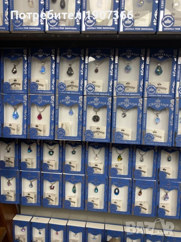 Swarovski - Оригинал Австрия, снимка 6 - Колиета, медальони, синджири - 53192372