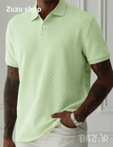 Мъжка тениска с яка, снимка 11 - Тениски - 50814350