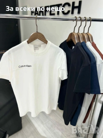 Calvin Klein Мъжка Тениска👕Мъжка Блуза С Къс Ръкав - Различни Цветове Код Urban6, снимка 5 - Тениски - 53666256