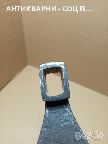 Соц Стара Ръчно Кована Мотичка Номер 1. Тегло 0.650кг., снимка 8 - Антикварни и старинни предмети - 50704622