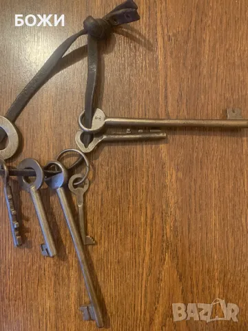 Редки антикварни ключове от 18-ти век – колекционерски уникати, снимка 3 - Колекции - 49420600