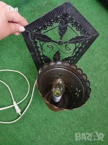 Лампа за стена ковано желязо и мед, снимка 5 - Лампи за стена - 48024976