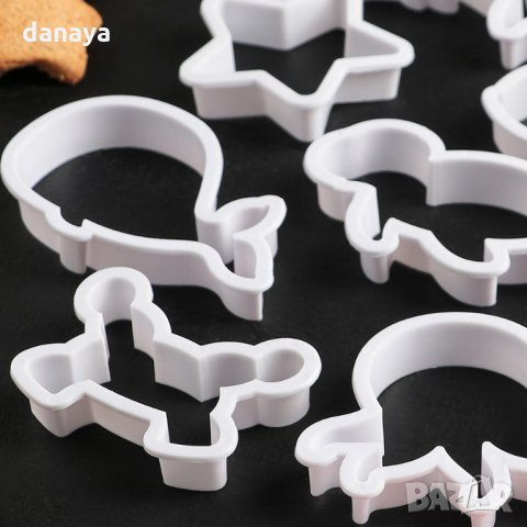 2309 Комплект форми за сладки Морски обитатели, 8 броя, снимка 3 - Форми - 34023887