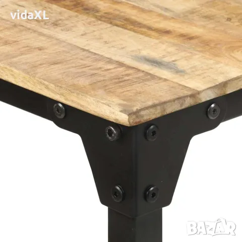 vidaXL Трапезна маса, 160x80x76 см, грубо мангово дърво(SKU: 321974), снимка 3 - Маси - 56005915