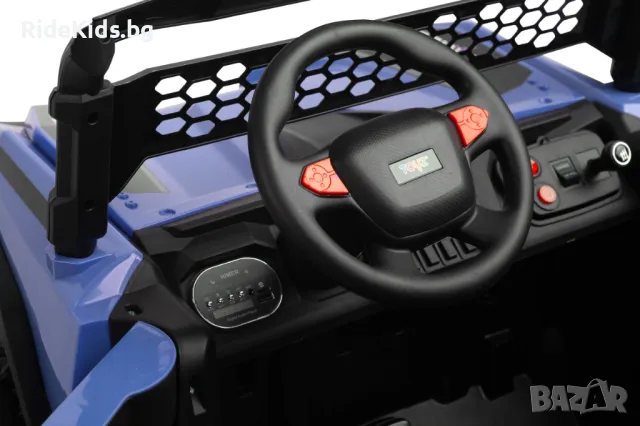 Офроуд акумулаторен автомобил BLAZE, Син– 4x4, до 35кг., с дистанционно и LED, снимка 10 - Детски велосипеди, триколки и коли - 50099626