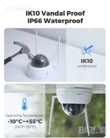 Камера Reolink RLV-422W , снимка 8 - IP камери - 51051384