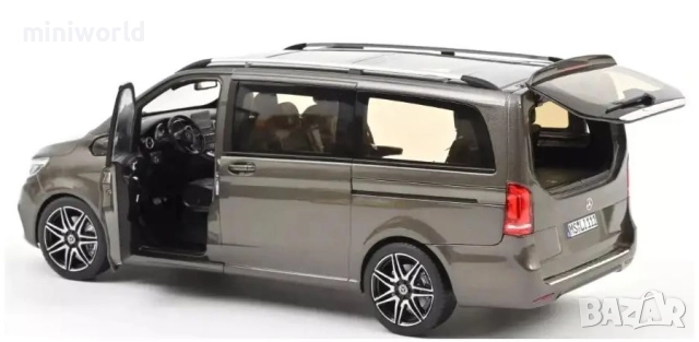 Mercedes-Benz V-Class AMG Line 2018 - мащаб 1:18 на Norev моделът е нов в кутия, снимка 2 - Колекции - 52480017