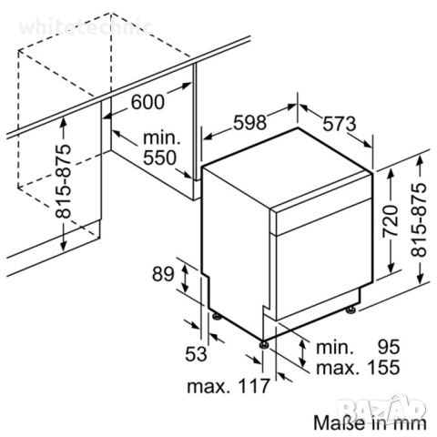Съдомиялна Bosch SMU87TW06S Serie | 8 PerfectDry - Zeolith® A+++ Wifi Home Connect 2г.гаранция , снимка 6 - Съдомиялни - 44616972