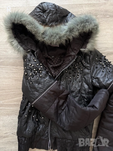 Яке с естествен Пух , снимка 3 - Якета - 53672826