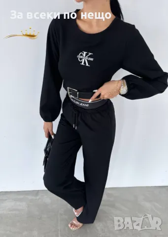 Дамски черен комплект Calvin Klein Код D913