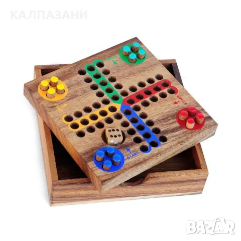 Не се сърди човече от дърво в компактна кутия. Забавление за цялото семейство LG011, снимка 3 - Игри и пъзели - 50217999