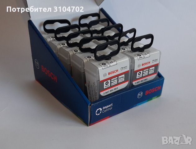 Bosch ударни накрайници impact control PH2, PZ2 и TX30 25 броя в кутия, снимка 1 - Отвертки - 34586015