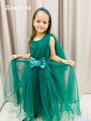Прелестна рокля с тюл, снимка 2 - Детски рокли и поли - 36896019