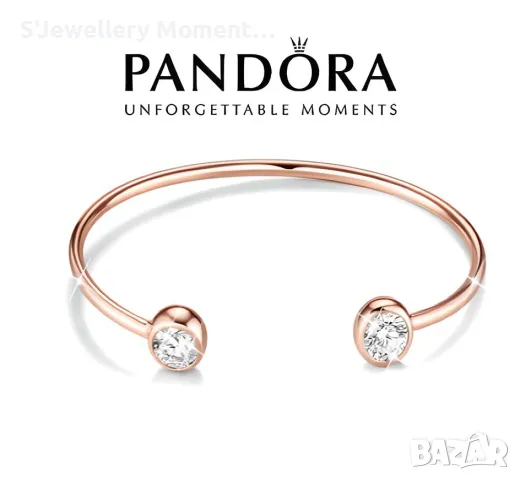 Сребърни талисмани PANDORA 925 Rose Gold, снимка 6 - Гривни - 39834054