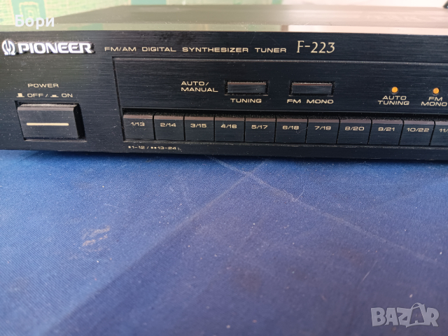PIONEER F-223 тунер, снимка 6 - Радиокасетофони, транзистори - 44589446