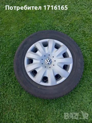 VW ЖЕЛЕЗНИ ДЖАНТИ С ГУМИ , снимка 2 - Гуми и джанти - 47271946
