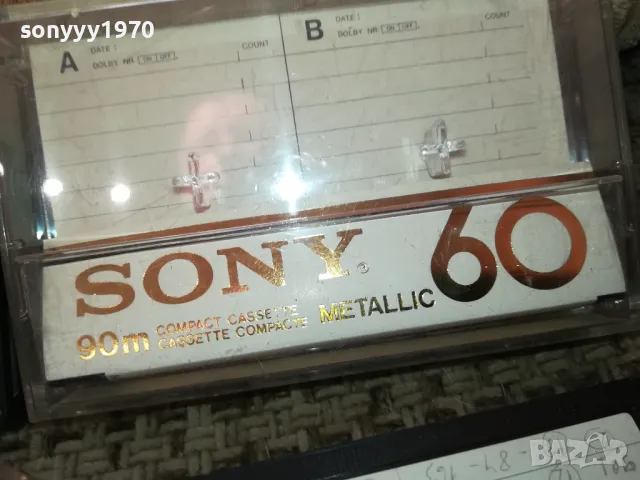 SONY-JAPAN TAPE METALLIC 60 1612241519, снимка 11 - Аудио касети - 48366997