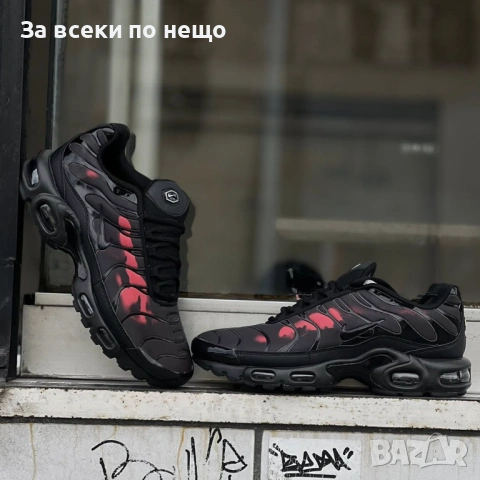 Nike TN Plus Termoactive Мъжки Маратонки С Кутия👟Мъжки Спортни Обувки Черно със Червено Код S429, снимка 3 - Маратонки - 53801149