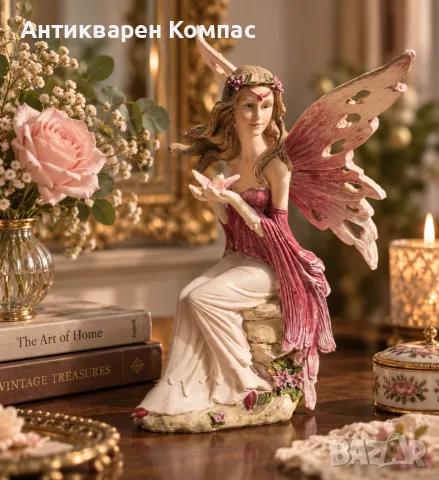 Колекционерска статуетка „Горска фея с пеперуда“ – Shudehill Giftware (Англия)