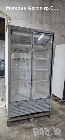 Хладилна витрина Двойна 120 см, снимка 2 - Витрини - 36117958