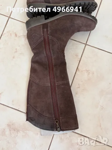 Дамски велурени ботуши Timberland