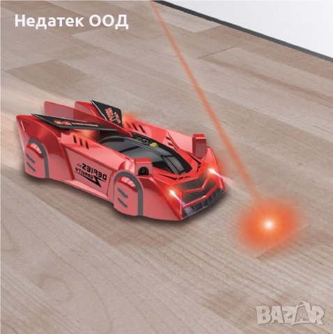 Антигравитационна кола с дистанционно управление, Червена, снимка 2 - Коли, камиони, мотори, писти - 41657273