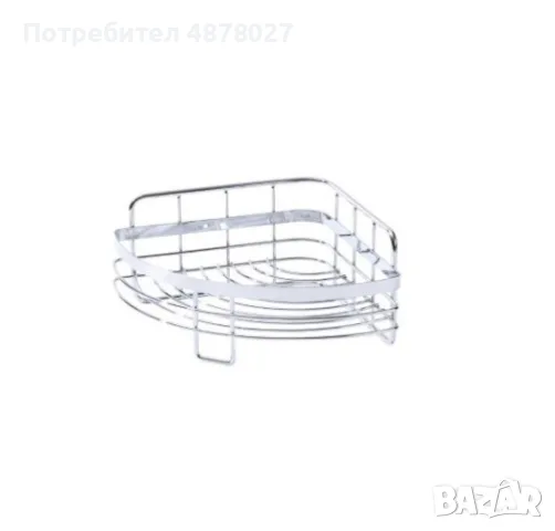 Етажерка за баня Rosberg R53001A2, 2нива/3нива ъгъл, 21x21x39см.