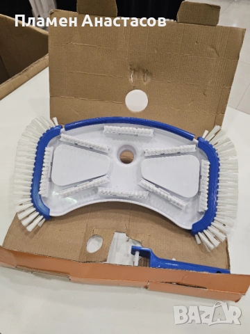 Четка за басейн Steinbach De Luxe – почистваща четка за стени и дъно на басейн, снимка 5 - Басейни и аксесоари - 53708305