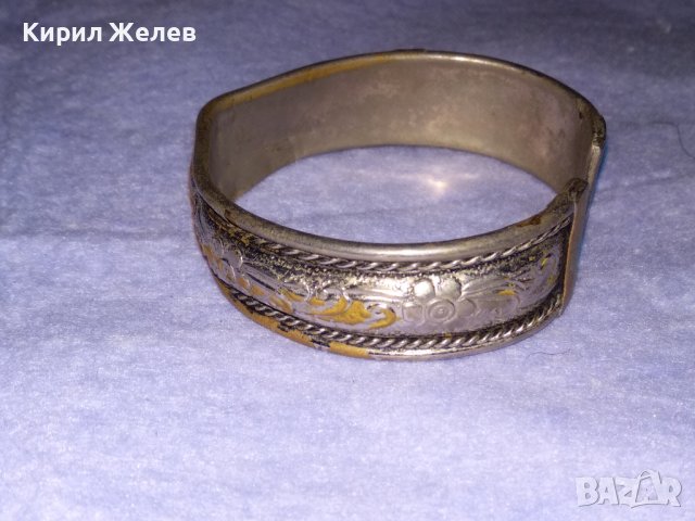 СТАРИННА ПОСРЕБРЕНА ТРАДИЦИОННО РЕТРО ОРНАМЕНТИРАНА РЕГУЛИРУЕМА ГРИВНА РЪЧНА ИЗРАБОТКА 10942, снимка 12 - Антикварни и старинни предмети - 41191931