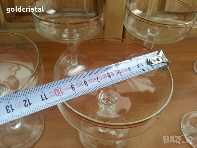 Ретро стъклени чаши , снимка 4 - Антикварни и старинни предмети - 39833762