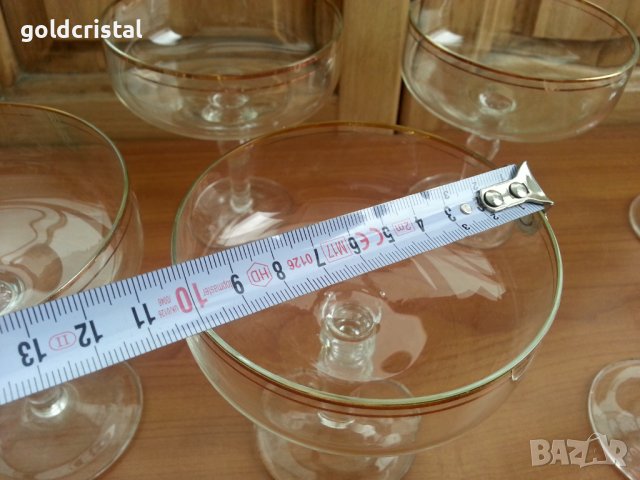 Ретро стъклени чаши , снимка 4 - Антикварни и старинни предмети - 39833762