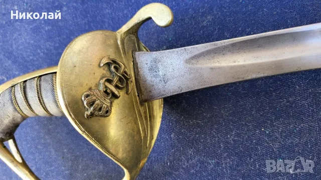 Швеция подофицерска морска сабя модел 1876г., снимка 2 - Антикварни и старинни предмети - 50304912