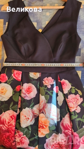 Флорална официална рокля, снимка 8 - Рокли - 52274326