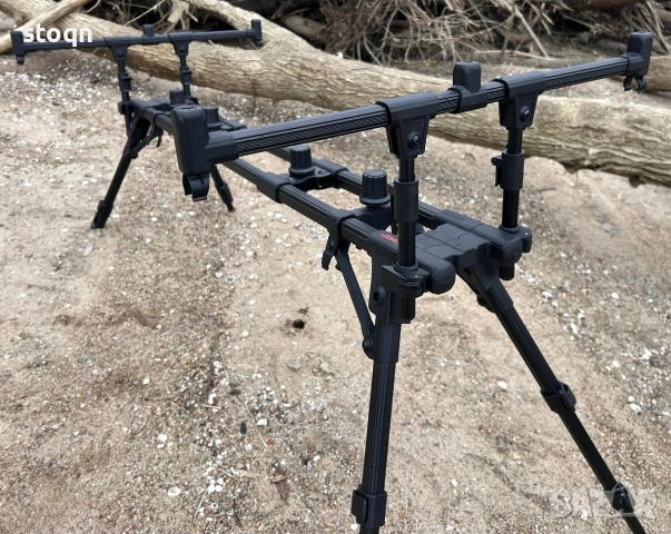 Шаранджйиска стойка за 3 броя въдици , снимка 11 - Такъми - 52896974