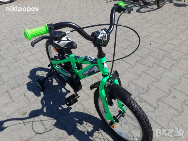 PASSATI Велосипед 16" SPARTAN зелен, снимка 11 - Велосипеди - 53759393