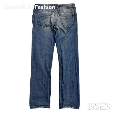 Дънки DIESEL IAKOP Denim Wash 0807K REGULAR SLIM TAPERED  размер W34 L34, с копчета, снимка 2 - Дънки - 53046820