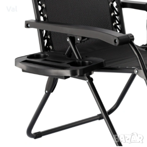 Сгъваем градински шезлонг Zero Gravity - ефект на нулева гравитация за максимален релакс, снимка 10 - Градински мебели, декорация  - 53821942